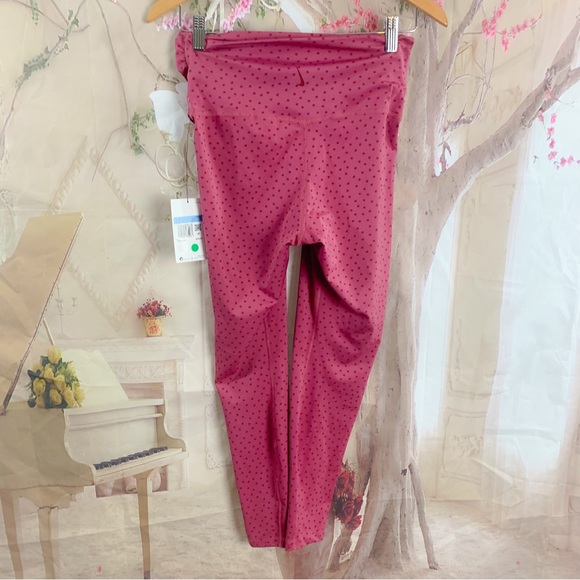 NEW Nike Dri Fit Polka Dot Pink Cris Crossover leggings - Picture 6 of 9